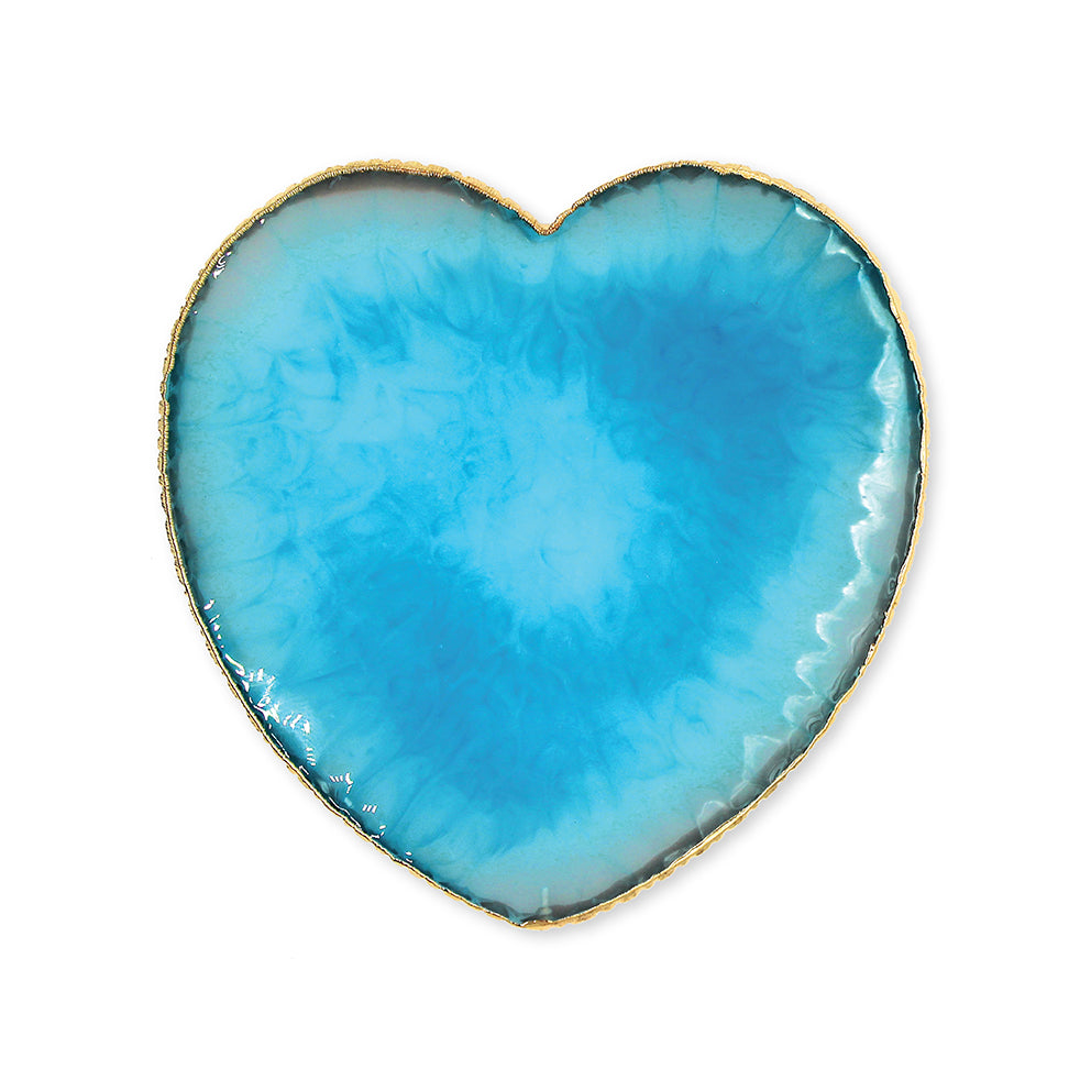 Nail art palette - blue heart