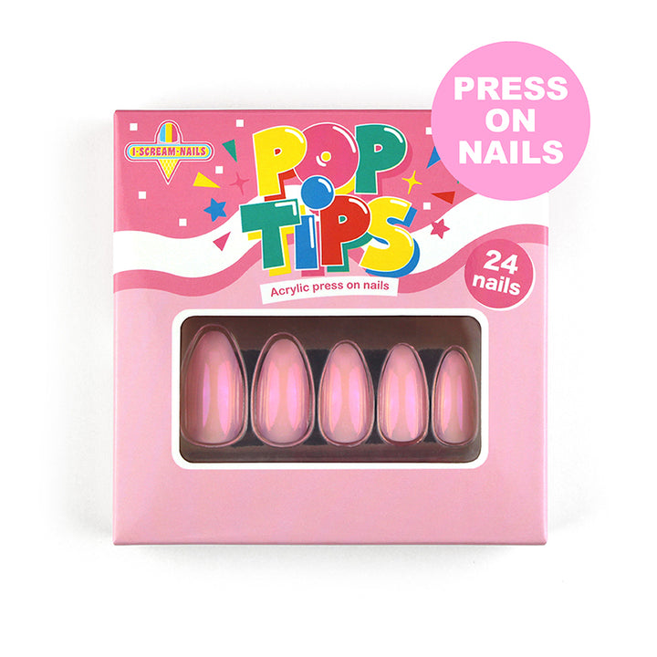 POP TIPS - Press on acrylic nails - Glazed Over